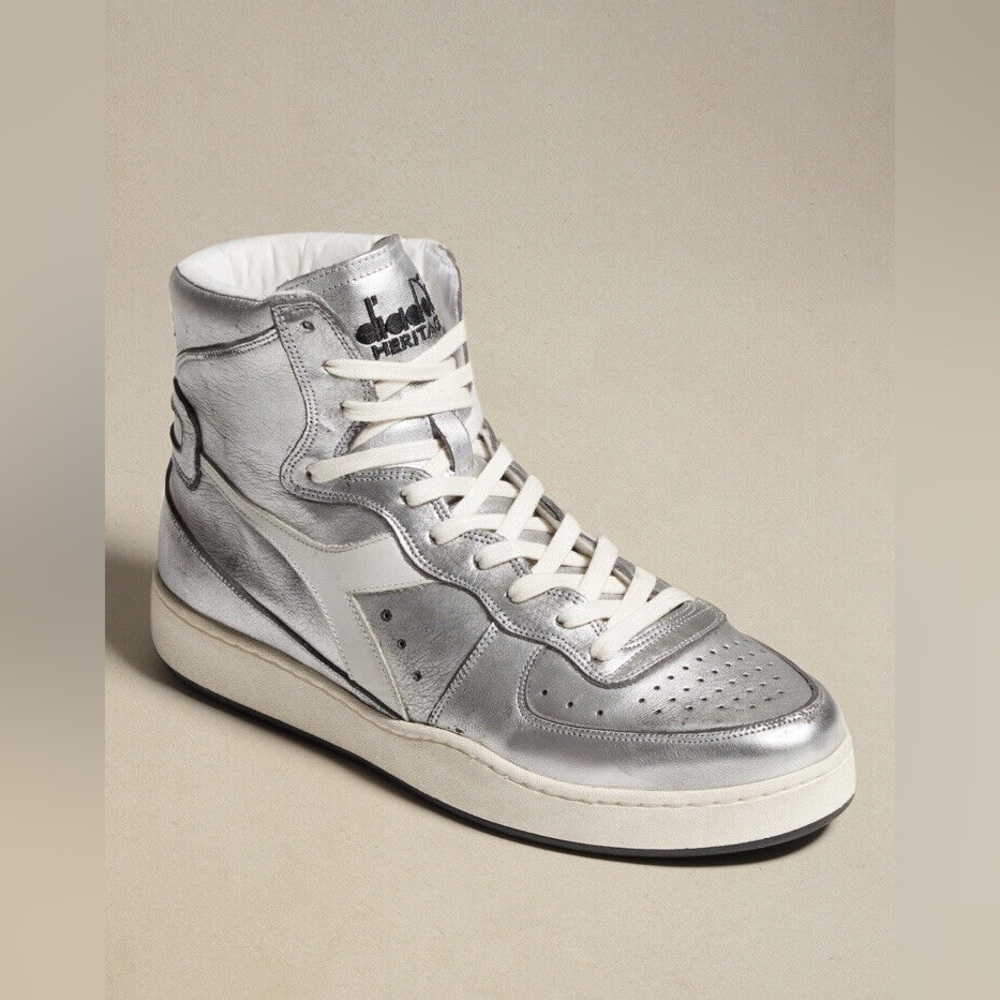 DIADORA MI BASKET SILVER USED
